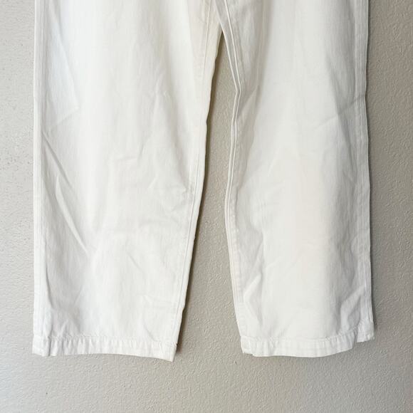 Madewell The Harlow Wide-Leg Jeans White Size 32‎ - Picture 6 of 10